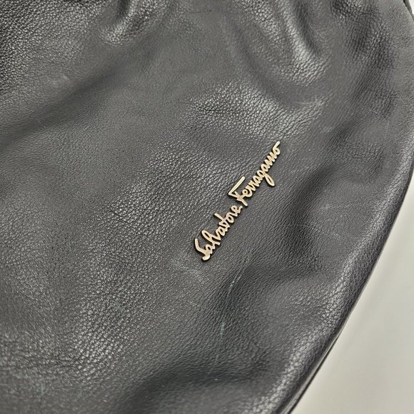 Salvatore Ferragamo Leather Hobo Shoulder Bag - Picture 5 of 6